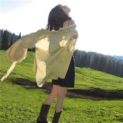 高山上的热气球